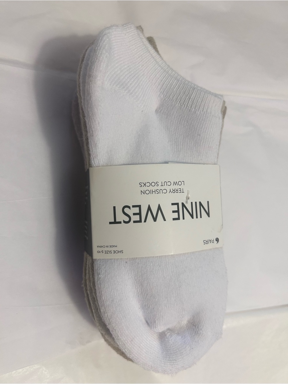 Nine West White Low-Cut Athletic Socks - Pack
